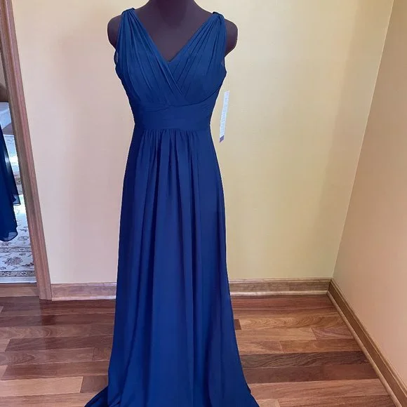 princess polly baby blue dress Bill Levkoff main image 1